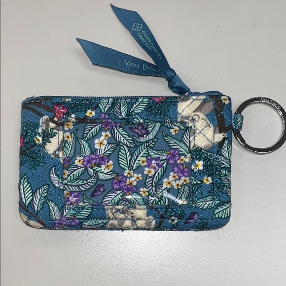 Vera Bradley Floral Keychain Wallet one size / preowned adjustable - Picture 1 of 7
